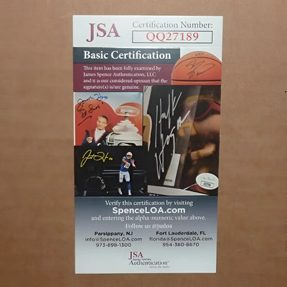 JSA-certified Jerry Rice autographed Signature Series frame