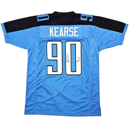 Jevon Kearse autographed Tennessee light blue #90 custom jersey