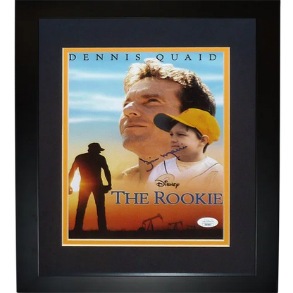 Jim Morris autographed deluxe framed 8x10 photo from The Rookie