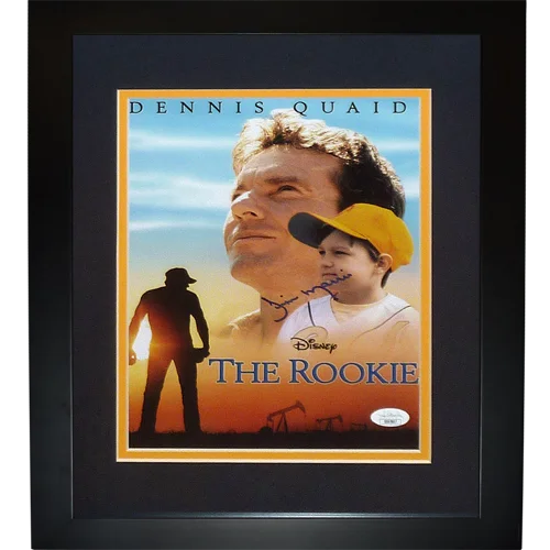 Jim Morris autographed deluxe framed 8x10 photo from The Rookie