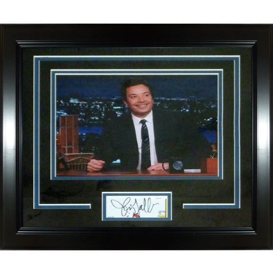 Jimmy Fallon autographed signed photo in Signature Series frame