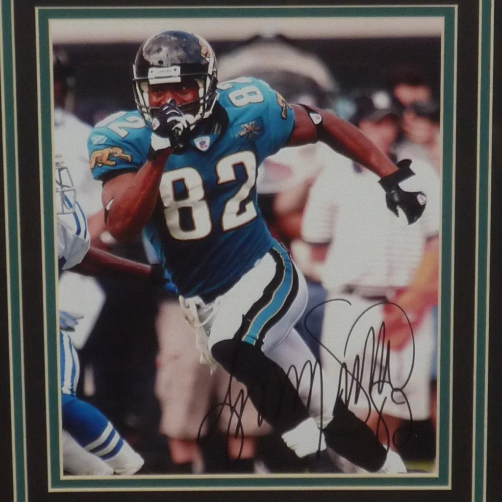 Jimmy Smith autographed Jacksonville Jaguars deluxe framed 8x10 photo