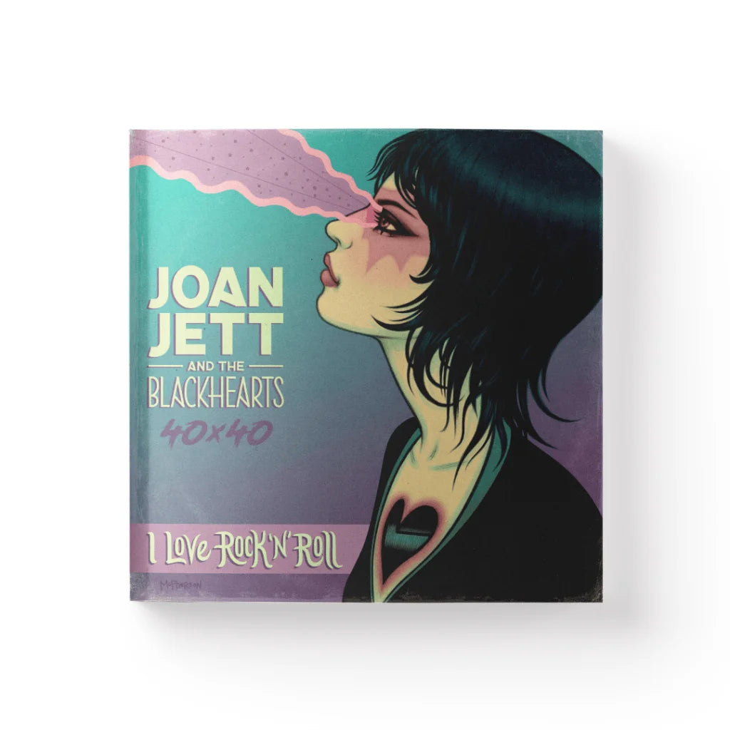 Joan Jett Bad Reputation Deluxe Rock n Roll Edition album cover with I Love Rockn Roll art