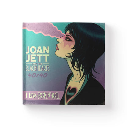 Joan Jett Bad Reputation Deluxe Rock n Roll Edition album cover with I Love Rockn Roll art