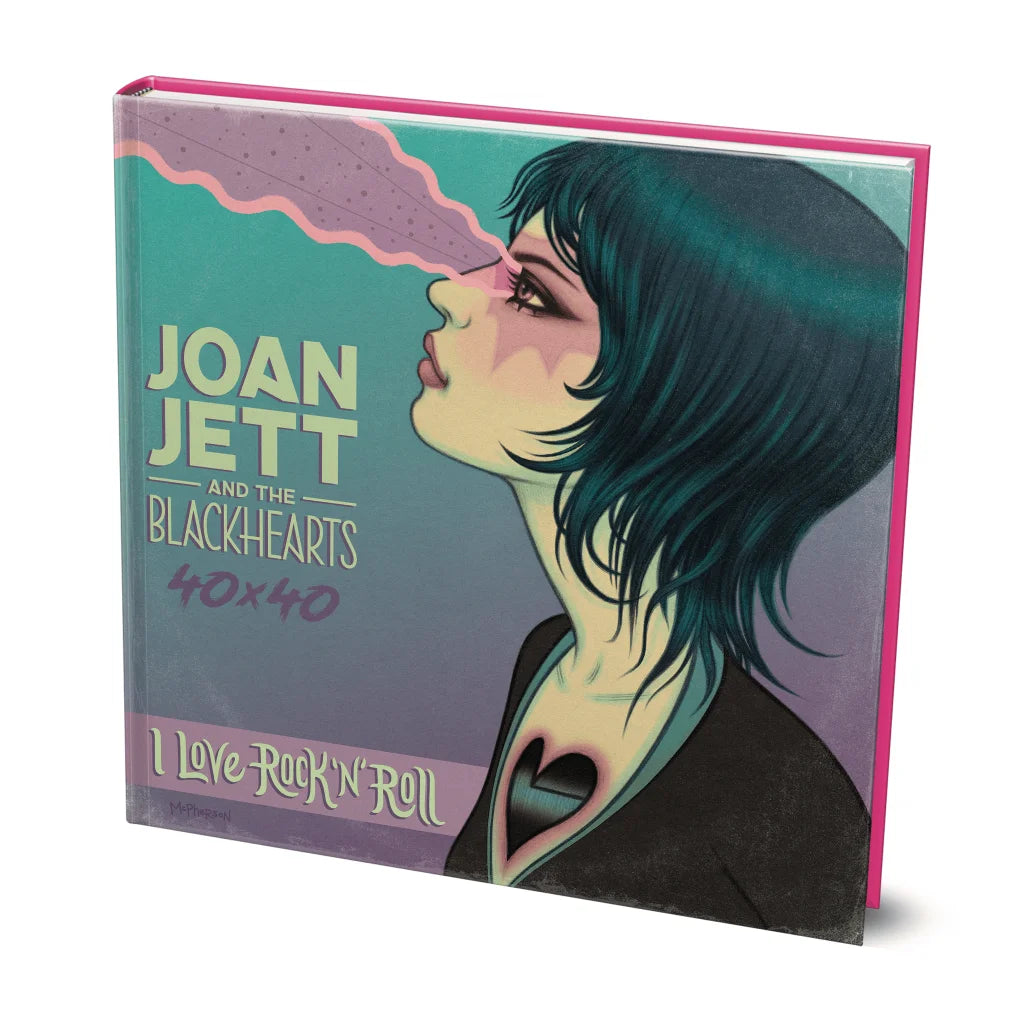 Square album cover for Joan Jett and the Blackhearts showcasing a woman, perfect for bad reputation rock n roll fans