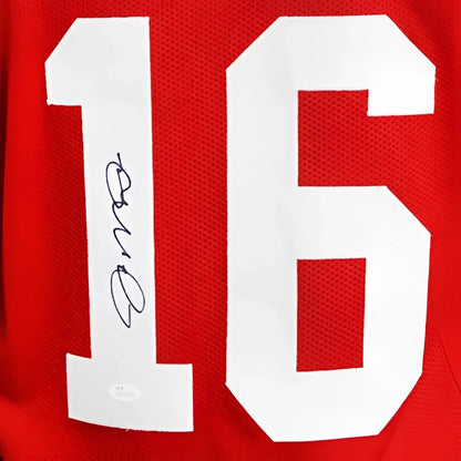 Joe Montana autographed San Francisco 49ers red jersey #16