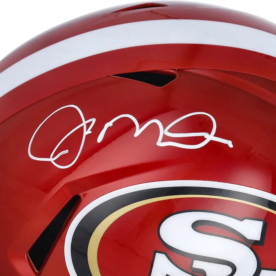Joe Montana signed 49ers flash alternate helmet