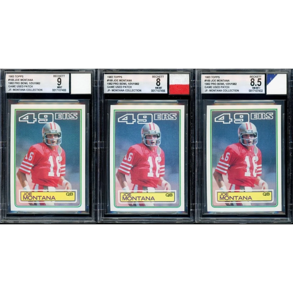 Joe Montana Topps Rookie Autograph Graded Cards – Vintage and Antique Gifts