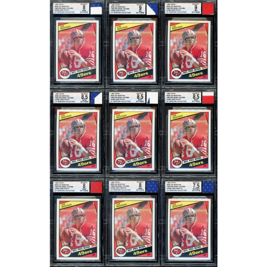 Joe Montana Topps Rookie Autograph Graded Cards – Vintage and Antique Gifts