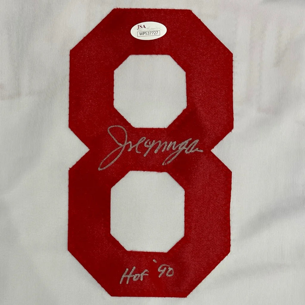 Joe Morgan autographed Cincinnati custom jersey with red #8