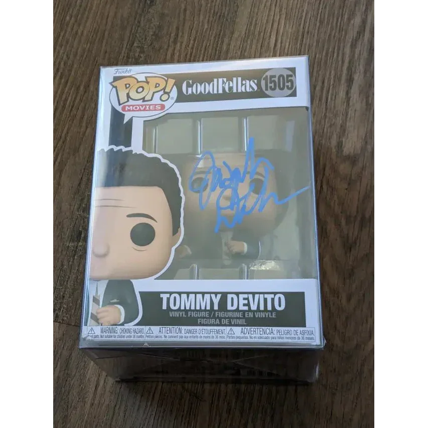 Joe Pesci signed Tommy DeVito Funko Pop vinyl figure from Goodfellas for collectors
