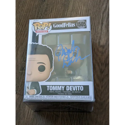 Joe Pesci signed Tommy DeVito Funko Pop vinyl figure from Goodfellas for collectors