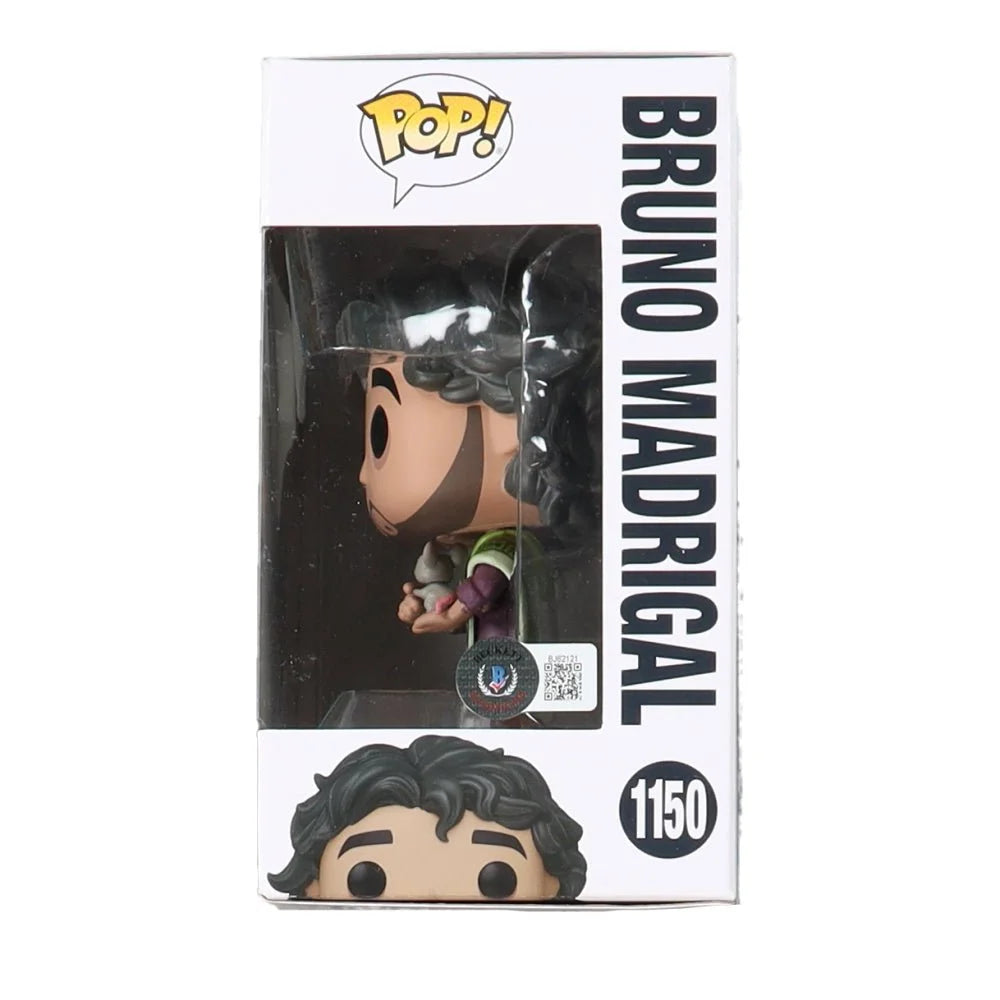 Funko Pop Bruno Madrigal vinyl figure in box from John Leguizamo signed Disney collectible