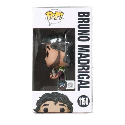 Funko Pop Bruno Madrigal vinyl figure in box from John Leguizamo signed Disney collectible