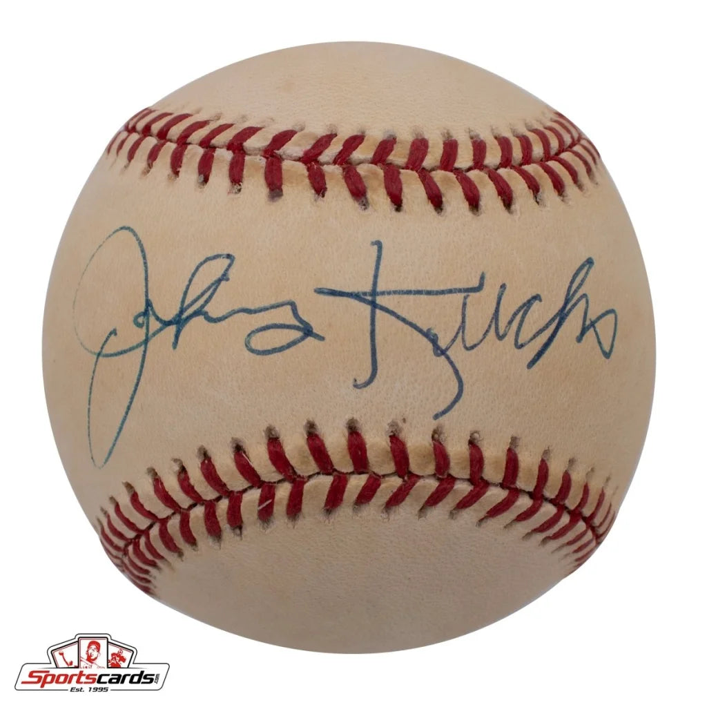 Johnny Kucks signed baseball with Beckett BAS authentication