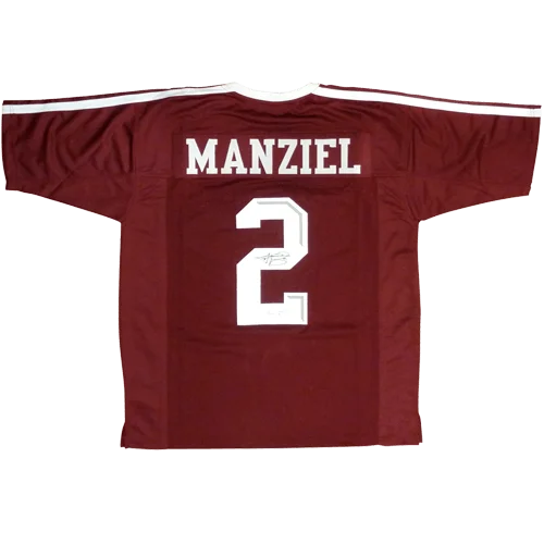 Johnny Manziel autographed Texas A&M Aggies maroon jersey #2