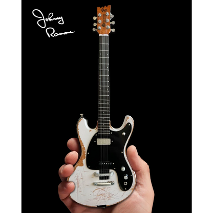 Johnny Ramone Axe Heaven mini guitar with stand