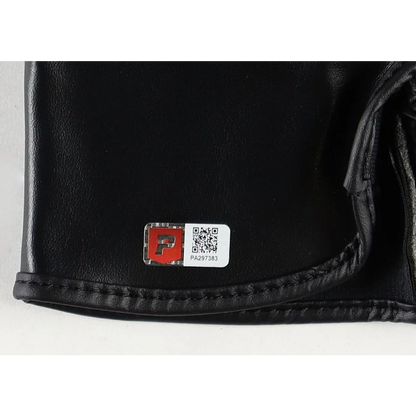 Black leather wallet with security label from Johnny Walker MMA Custom Brazil set