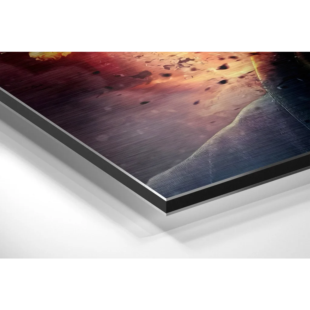 Stunning Brushed Aluminium Dibond Wall Art That Wows | Glass Wall Art Print | vintageantiquesgifts.com