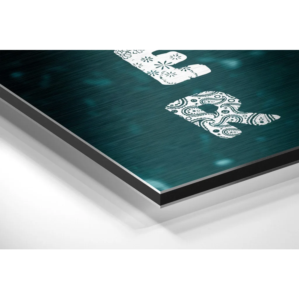 Joker Brushed Aluminium Dibond Wall Art