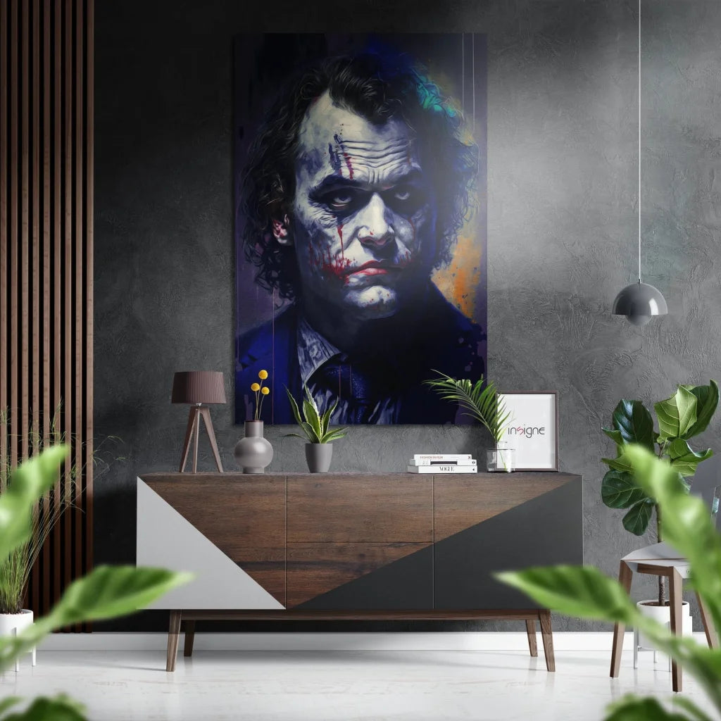Stunning Blue Abstract Art on Brushed Aluminium Dibond Print | Insigneart USA | vintageantiquesgifts.com