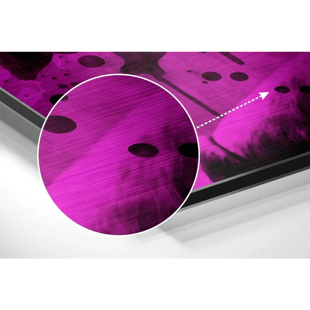 glass wall art Joker Brushed Aluminum Dibond Wall Art