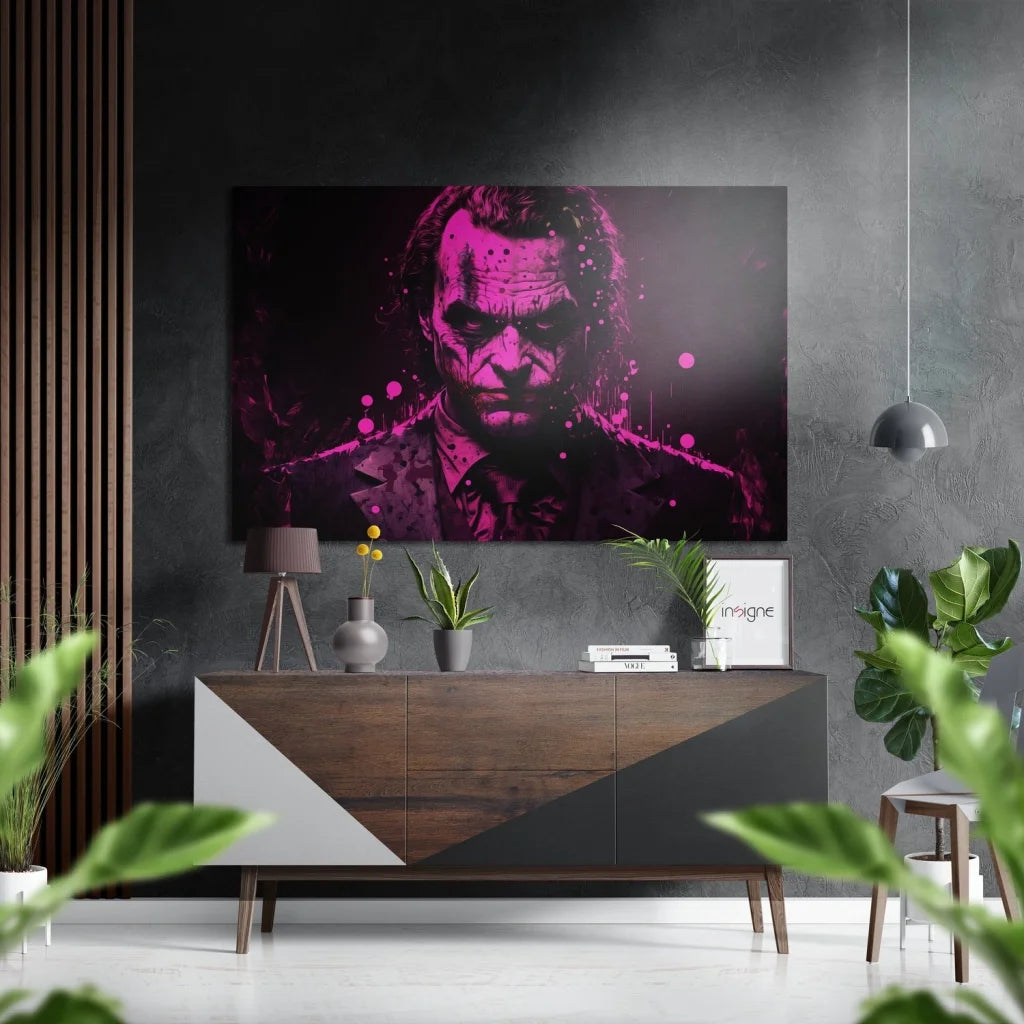 Joker Brushed Aluminum Dibond Wall Art
