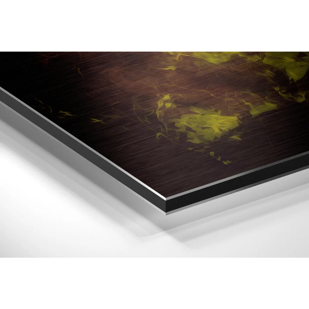 Joker Abstract Art on Brushed Aluminium Dibond | Glass Wall Art Print | vintageantiquesgifts.com