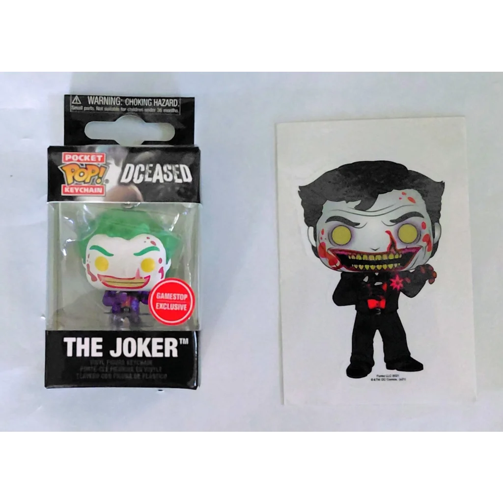 Pocket Pop Joker toy figure in Joker Dceased Mystery Box packaging