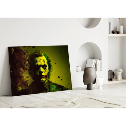 Joker Shattered Glass Wall Art Canvas Print | Modern Wall Art Decor | vintageantiquesgifts.com