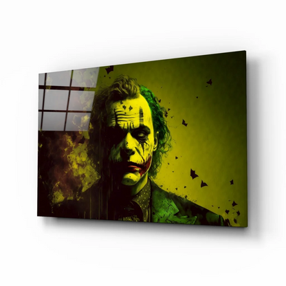 Joker Shattered Glass Wall Art Canvas Print | Insigneart USA | vintageantiquesgifts.com