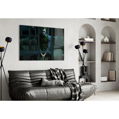 Joker Dark Knight Canvas Wall Art Print | Contemporary Home Wall Art | vintageantiquesgifts.com