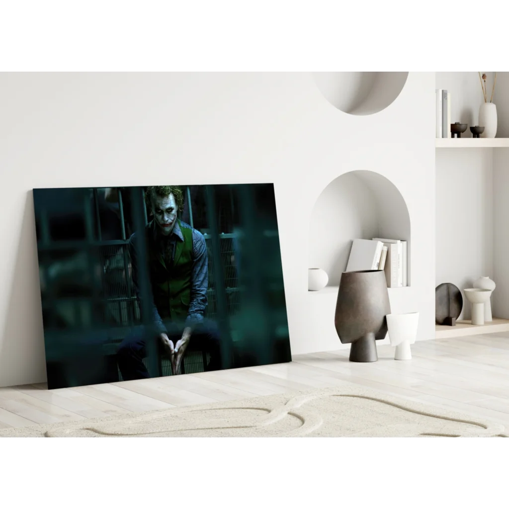 Joker Dark Knight Canvas Wall Art Print | Modern Wall Art Decor | vintageantiquesgifts.com