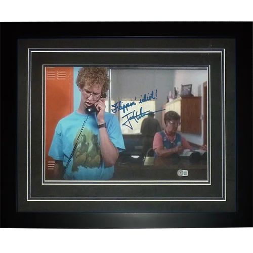 Jon Heder autographed Napoleon Dynamite phone photo in deluxe frame