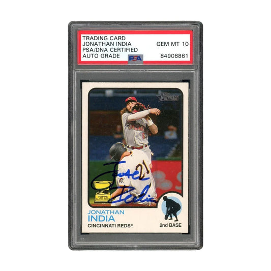 Jonathan India Gem Mint 10 Autographed Rookie Card | Creative Sports | vintageantiquesgifts.com