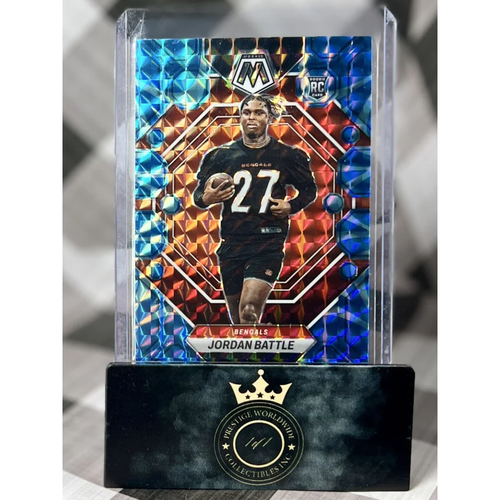 Jordan Battle 2023 Panini Mosaic soccer card at Prestige Worldwide collectibles