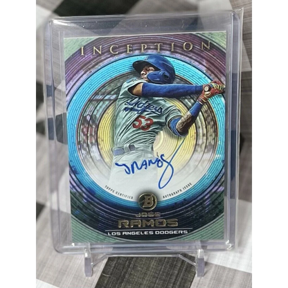 2015 Jose Ramirez baseball card from 2022 Bowman Inception Auto at Prestige Worldwide