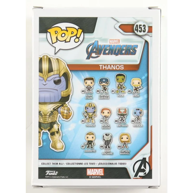 Josh Brolin signed Avengers #453 Thanos Funko Pop vinyl figure
