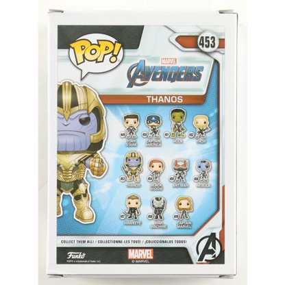 Josh Brolin signed Avengers #453 Thanos Funko Pop vinyl figure