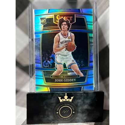 2023 Panini Select Josh Giddey Rookie Card with Jersey Patch at Prestige Worldwide Collectibles
