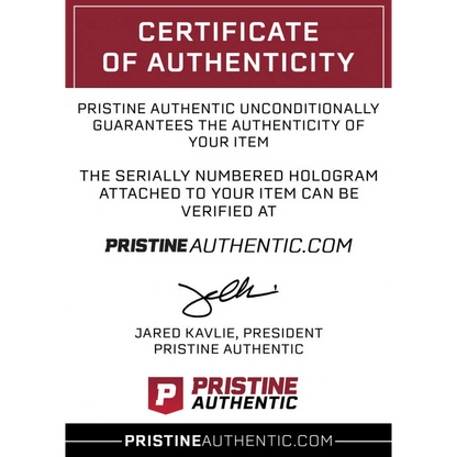 Certificate of authenticity for Joshua Barton Pristine Authentic JaMarr Chase print