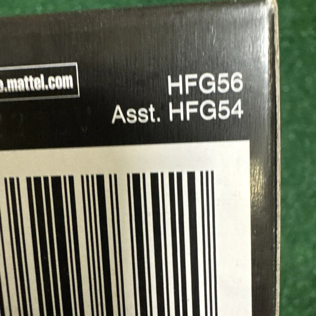 Jurassic Park Velociraptor Hammond Collection Mattel box with barcode