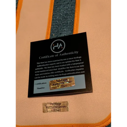 Justin Herbert autographed jersey with certificate of authenticity and holographic stickers