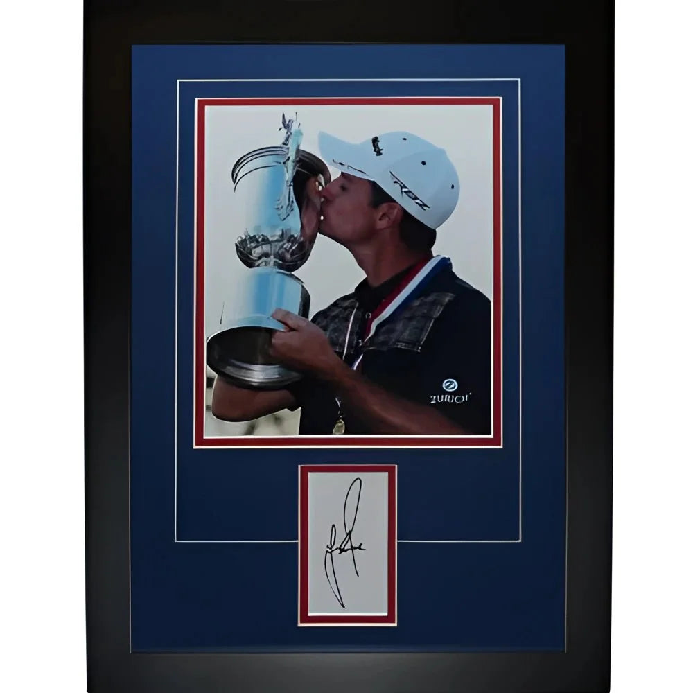 Justin Rose Signature Series Frame with 2013 US Open trophy photo
