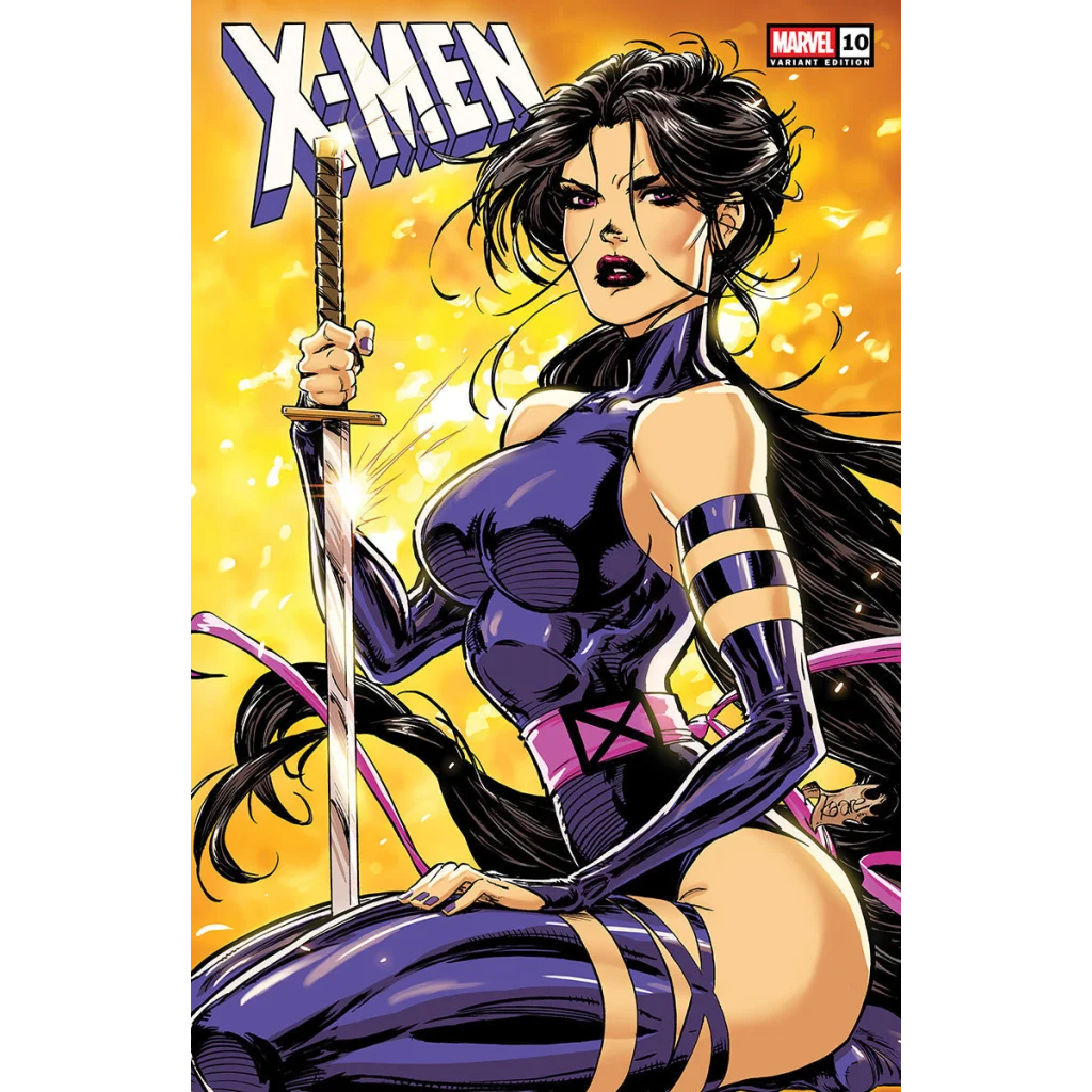 X-Men #10 Kaare Andrews Psylocke sword MegaCon exclusive variant comic cover