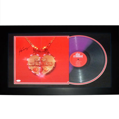 Kacey Musgraves autographed deluxe framed vinyl with gold heart necklace