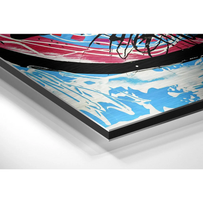Stunning Abstract Art on Brushed Aluminium Dibond Print | Glass Wall Art Print | vintageantiquesgifts.com