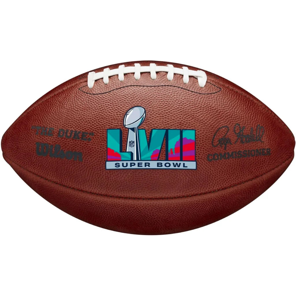 Kansas City Chiefs Super Bowl LVII champions leather football