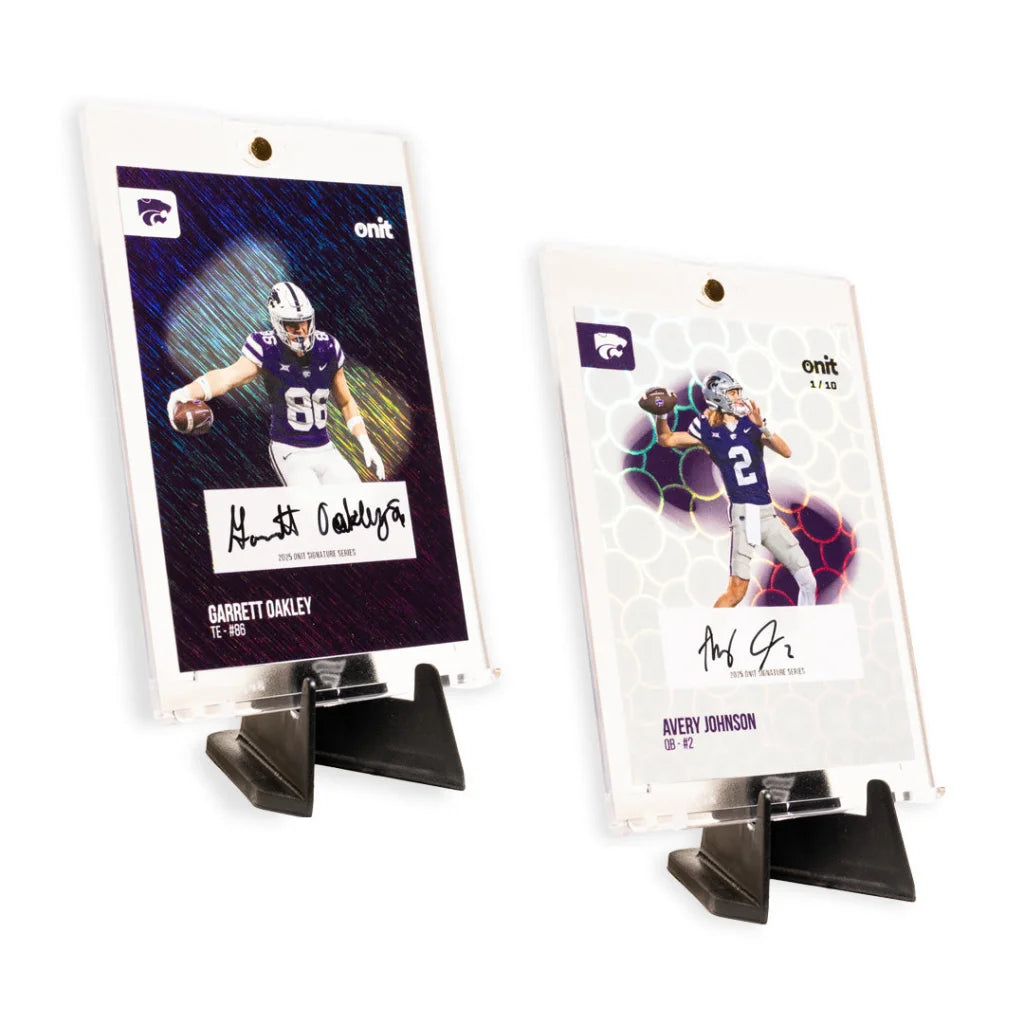 Kansas State Platinum Box with autographed Wildcats trading cards