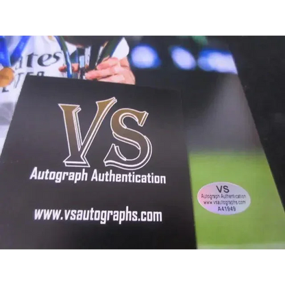 Karim Benzema signed 8x10 photo with authentication card and holographic sticker